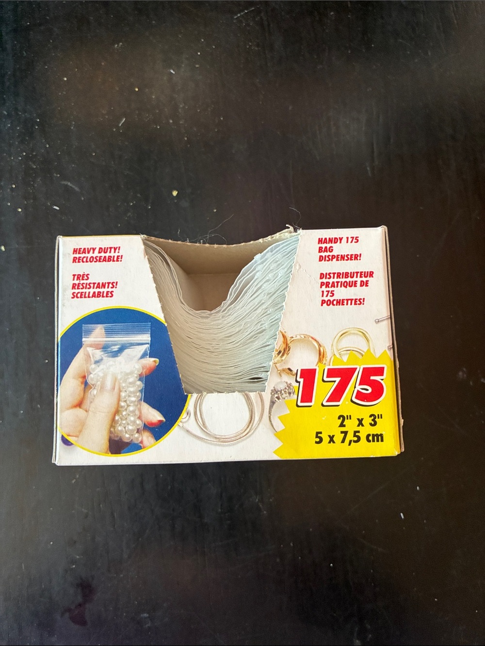 2" x 3" Clear Resealable Plastic Bags - Pack of 175